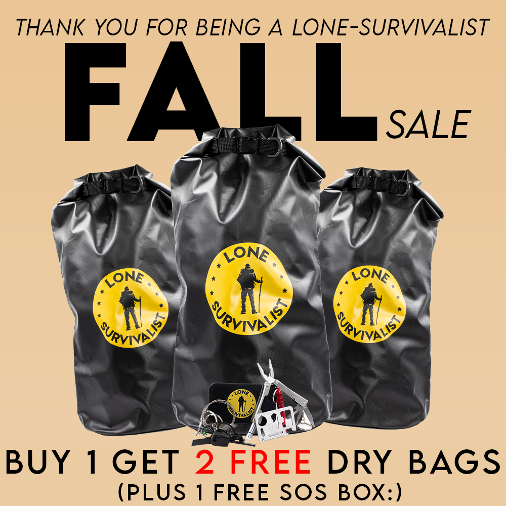 Fall Sale: Buy 1 Get 2 FREE 30L Dry Bags plus a FREE Emergency Blak Box! :)