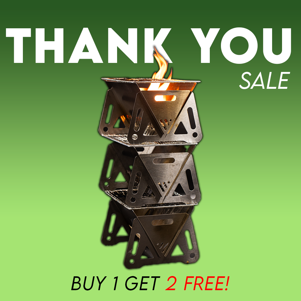 Buy 1 Get 2 Free Survival Stoves!